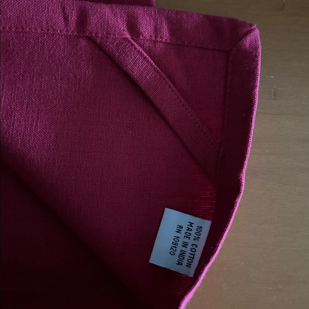 Red Wine Embroidered Kitchen Towel